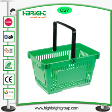 Transparent Color Plastic Shopping Basket